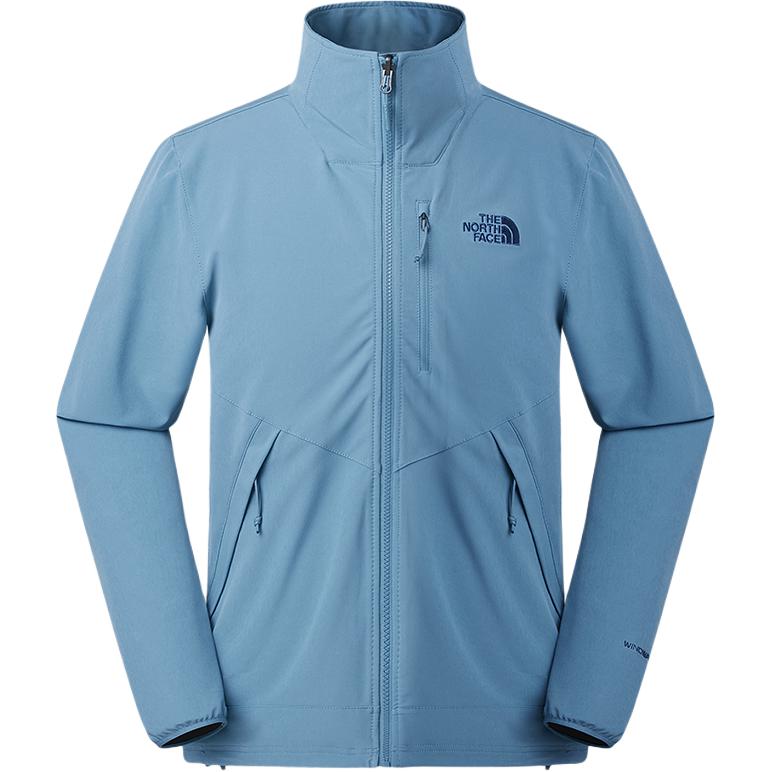 TNF Blue Logo Zip-Up Stand Collar Jacket NF0A3VQK-4Y3