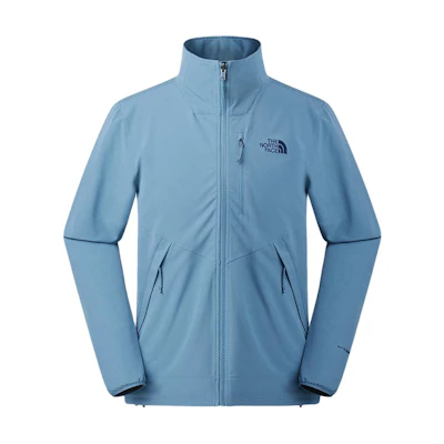 TNF Blue Logo Zip-Up Stand Collar Jacket NF0A3VQK-4Y3