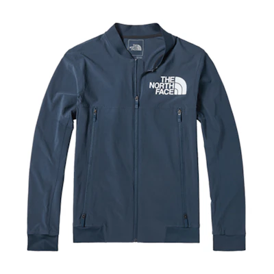 TNF Blue Long-Sleeve Outdoor Jacket - Waterproof & Windproof NF0A4NCT-H2G