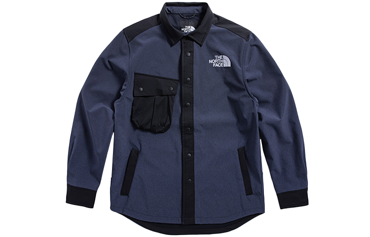 The North Face Blue Long Sleeve Casual Shirt with Pocket NF0A4U6A-RG1