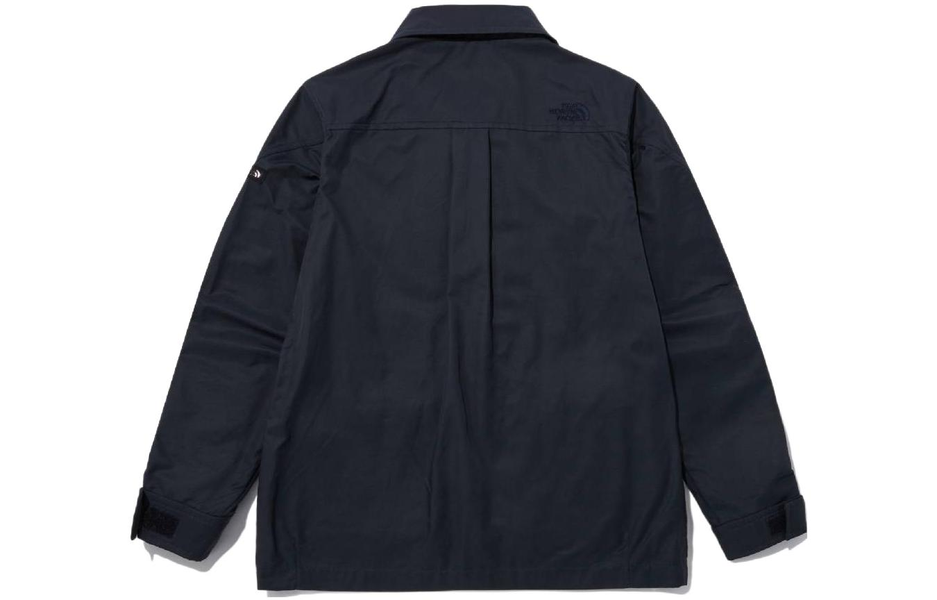 TNF Blue Outdoor Workwear Jacket Unisex with Logo Patch & Multiple Pockets NJ3BN51B 圖 3