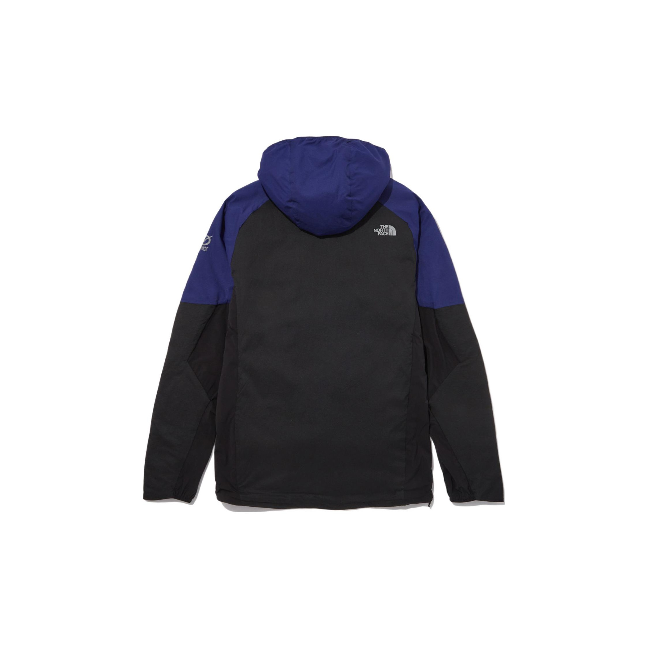 TNF Blue Patchwork Logo Print Hooded Zip Jacket NJ2HN70B 圖 3