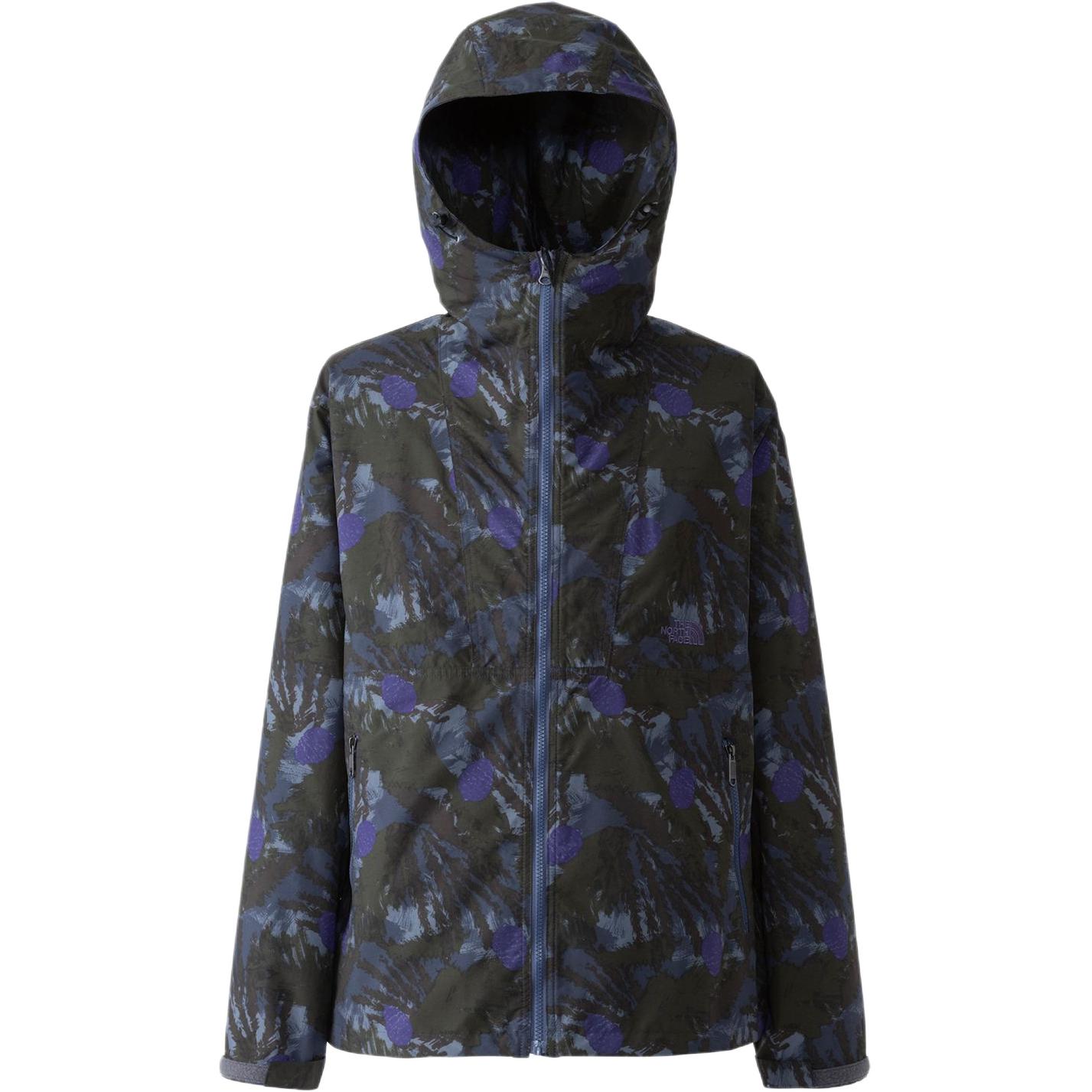 TNF Blue Plant Print Full-Zip Hoodie Jacket NP71535-PA