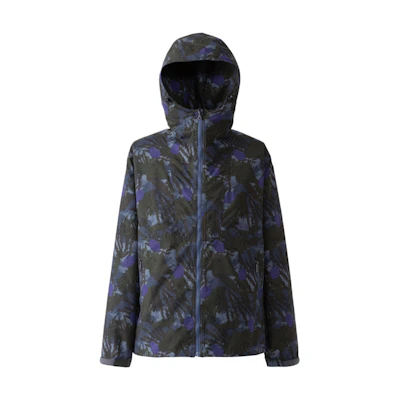 TNF Blue Plant Print Full-Zip Hoodie Jacket NP71535-PA