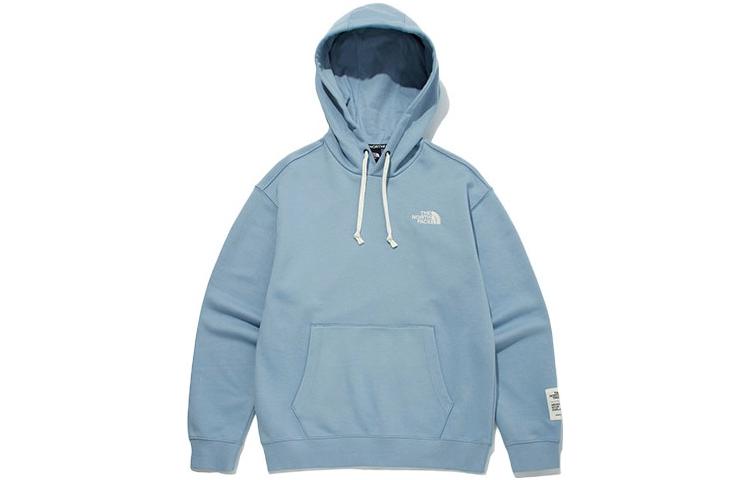 TNF Blue Printed Hoodie - Unisex Casual Long Sleeve Sweatshirt NM5PM52B