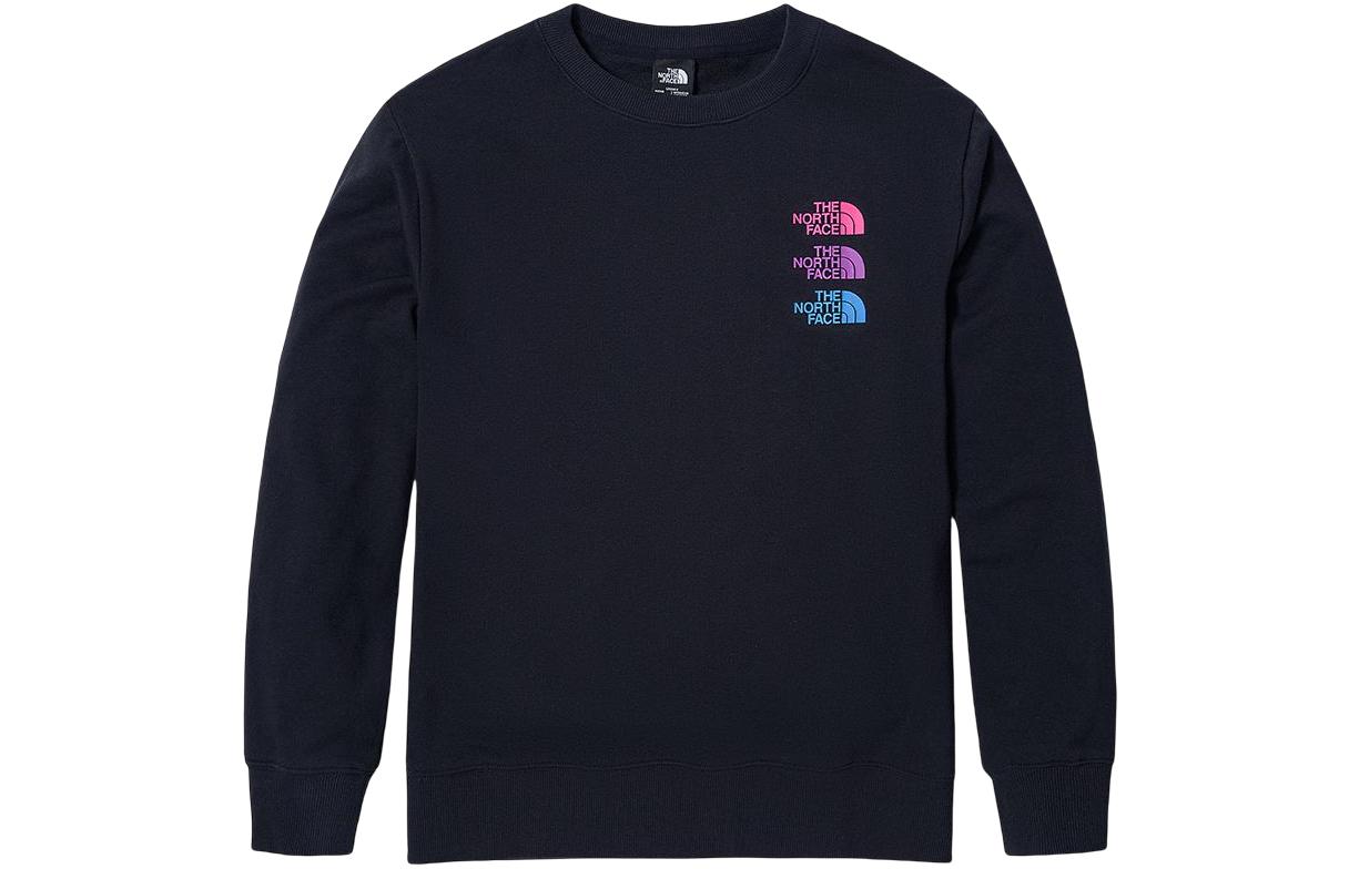 TNF Blue Pullover Crewneck Sweatshirt with Logo Print - Unisex NF0A81NN-RG1