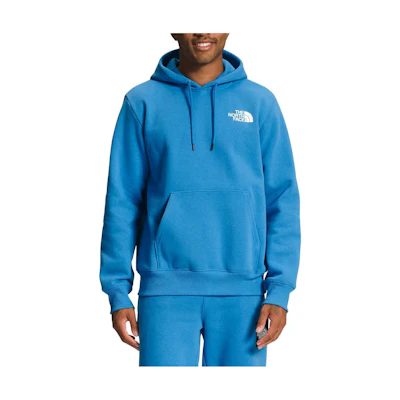 TNF Blue Pullover Hoodie with Logo Print NF0A7QC2-LV6