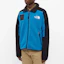 Lookbook The North Face 藍色復古運動外套 徽標貼布與側拉鍊口袋 NF0A5J5H-M19