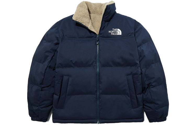 THE NORTH FACE Blue Reversible Eco-Fabric Sherpa Fleece Jacket Unisex Winter NJ3NL53B 圖 2