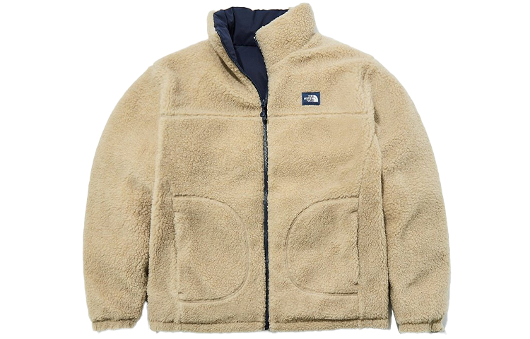 THE NORTH FACE Blue Reversible Eco-Fabric Sherpa Fleece Jacket Unisex Winter NJ3NL53B 圖 4