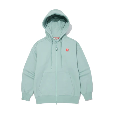 TNF Blue Solid Logo Zip-Up Hoodie Jacket NJ5JN04L