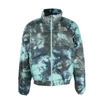 TNF Blue Tie-Dye Logo Print Zip-Up Jacket NF0A7WW6-957