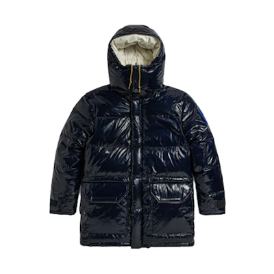 TNF Blue Urban Exploration Detachable Hood Down Jacket NF0A4VVB-RG1