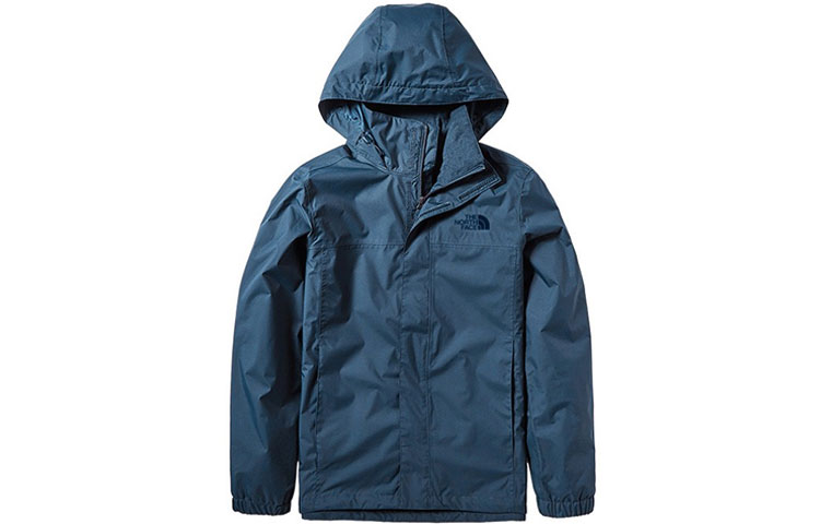 TNF Blue Waterproof Breathable Hooded Outdoor Jacket NF0A4U5F-BH7