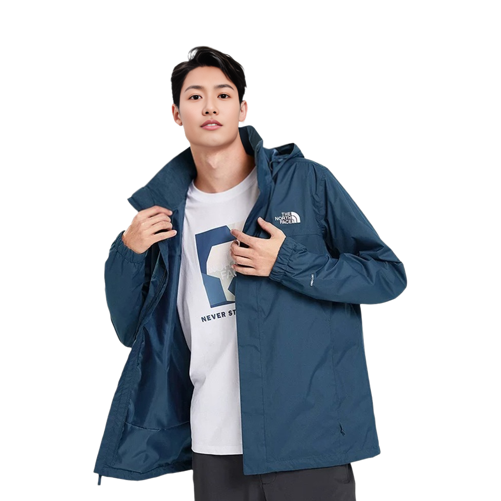 THE NORTH FACE Blue Waterproof Breathable Hooded Softshell Jacket 49F7-H2G 圖 4