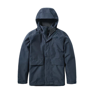 TNF Blue Waterproof Hooded Outdoor Jacket NF0A46L6-H2G
