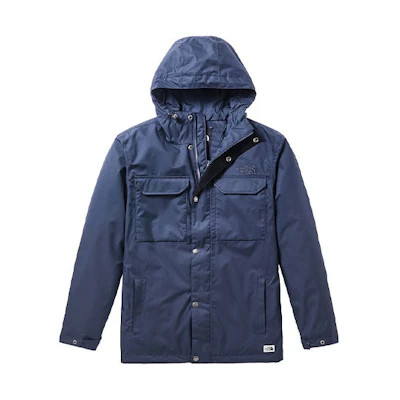 TNF Blue Waterproof Hooded Outdoor Utility Jacket NF0A3VTN-H2G