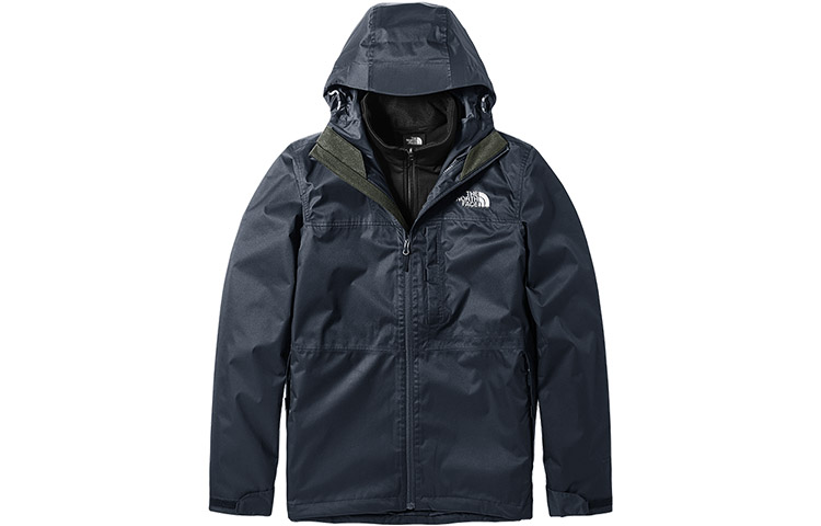 TNF Blue Waterproof Windproof 3-in-1 Outdoor Jacket NF0A4UDC-H2G