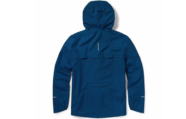 Lookbook The North Face Jaket Biru Tahan Air Angin dengan Hoodie Bernapas. NF0A536G-BH7