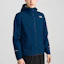 Sizing The North Face Jaket Biru Tahan Air Angin dengan Hoodie Bernapas. NF0A536G-BH7