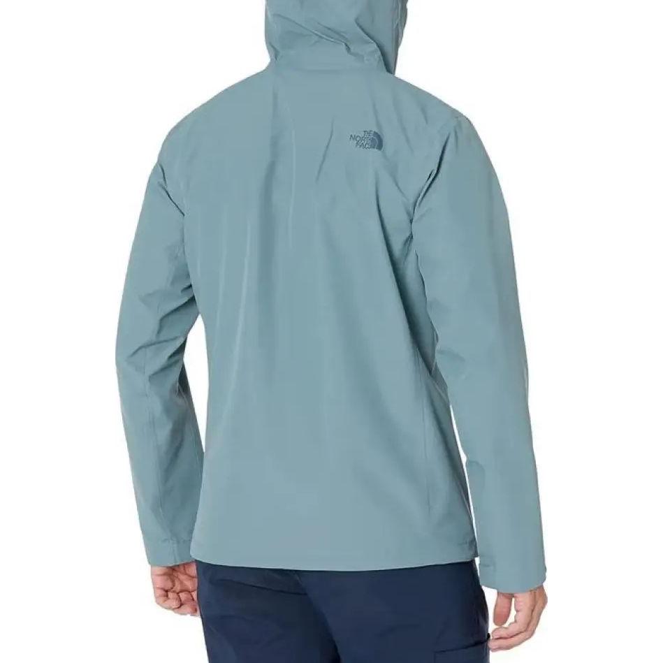 TNF Blue Windproof Breathable Letter Print Hoodie Jacket NF0A7QB2A9L 圖 4