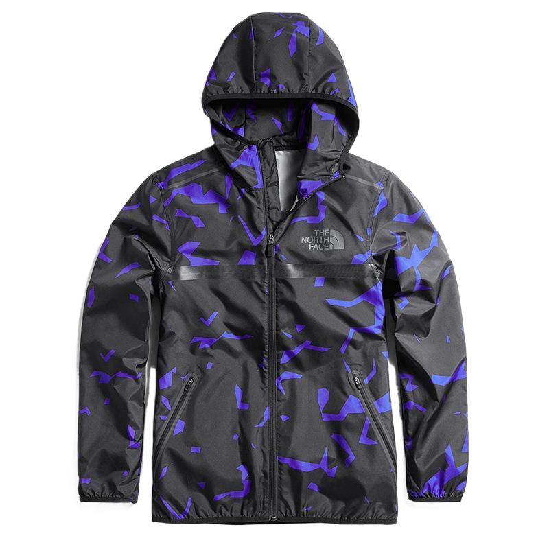 TNF Blue Windproof Water-Resistant Outdoor Hooded Jacket NF0A3V7K-9TC