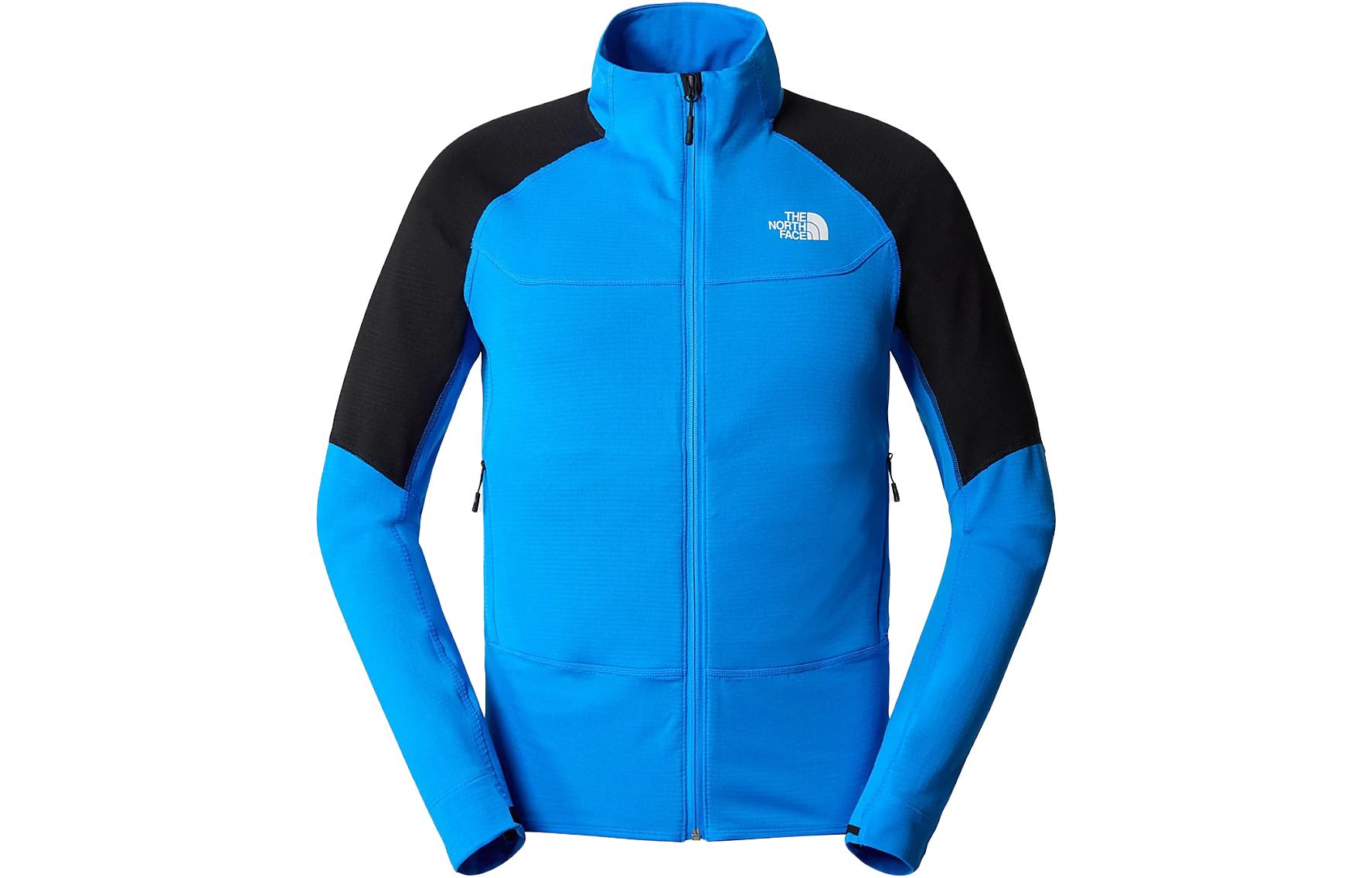 TNF Bolt Polartec® Colorblock Logo Stand Collar Jacket Blue NF0A825F-KPI