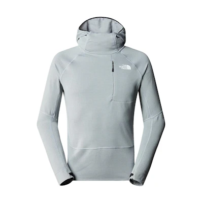 TNF Bolt Polartec® Power Grid™ Pullover Hoodie Jacket Grey Mens NF0A87J9-H5F