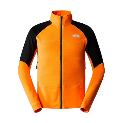 TNF Bolt Polartec Colorblock Logo Fleece Jacket Orange NF0A825F-DMA