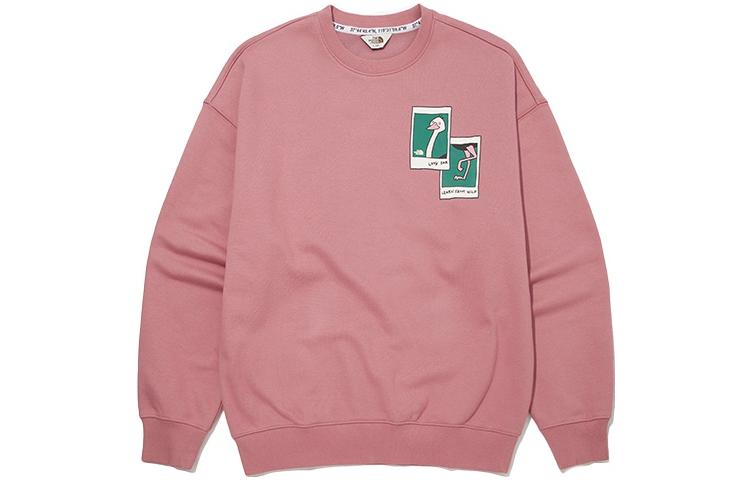 Order The North Face Boma 粉色動物字母印花復古款男女款套頭衫 NM5MM54L