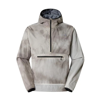 TNF Botanic Dye Wind Jacket Grey - Tie-Dye Embroidered Logo Hoodie NF0A870D-XHO