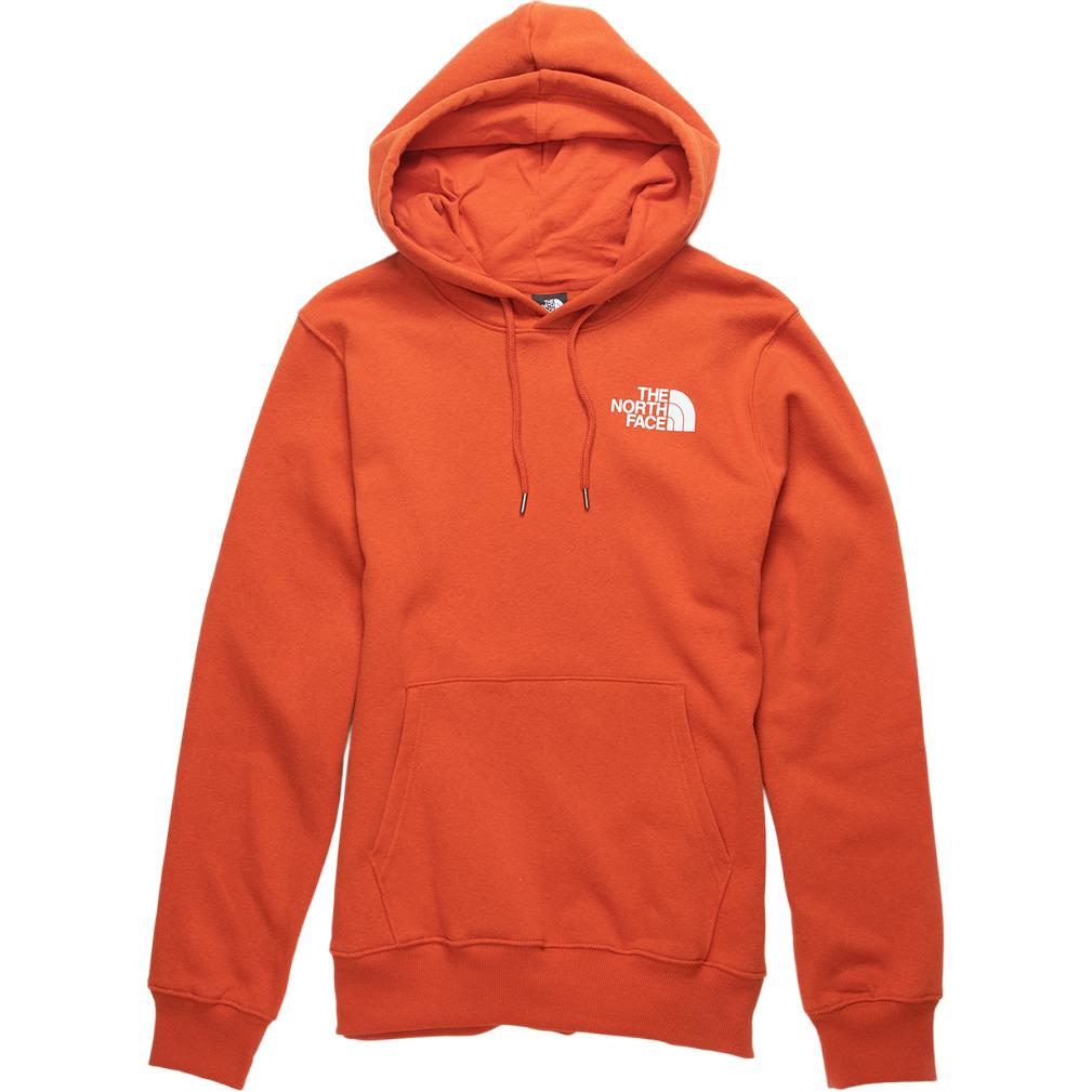 TNF Box NSE Brick Red Hoodie with Back Logo Print for Men NF0A7UNS-SV6