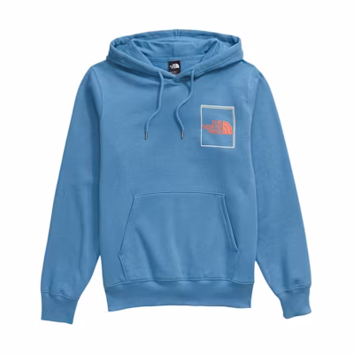 TNF Brand Proud Blue Hoodie with Back Letter Print Pullover NF0A86WV-XYO