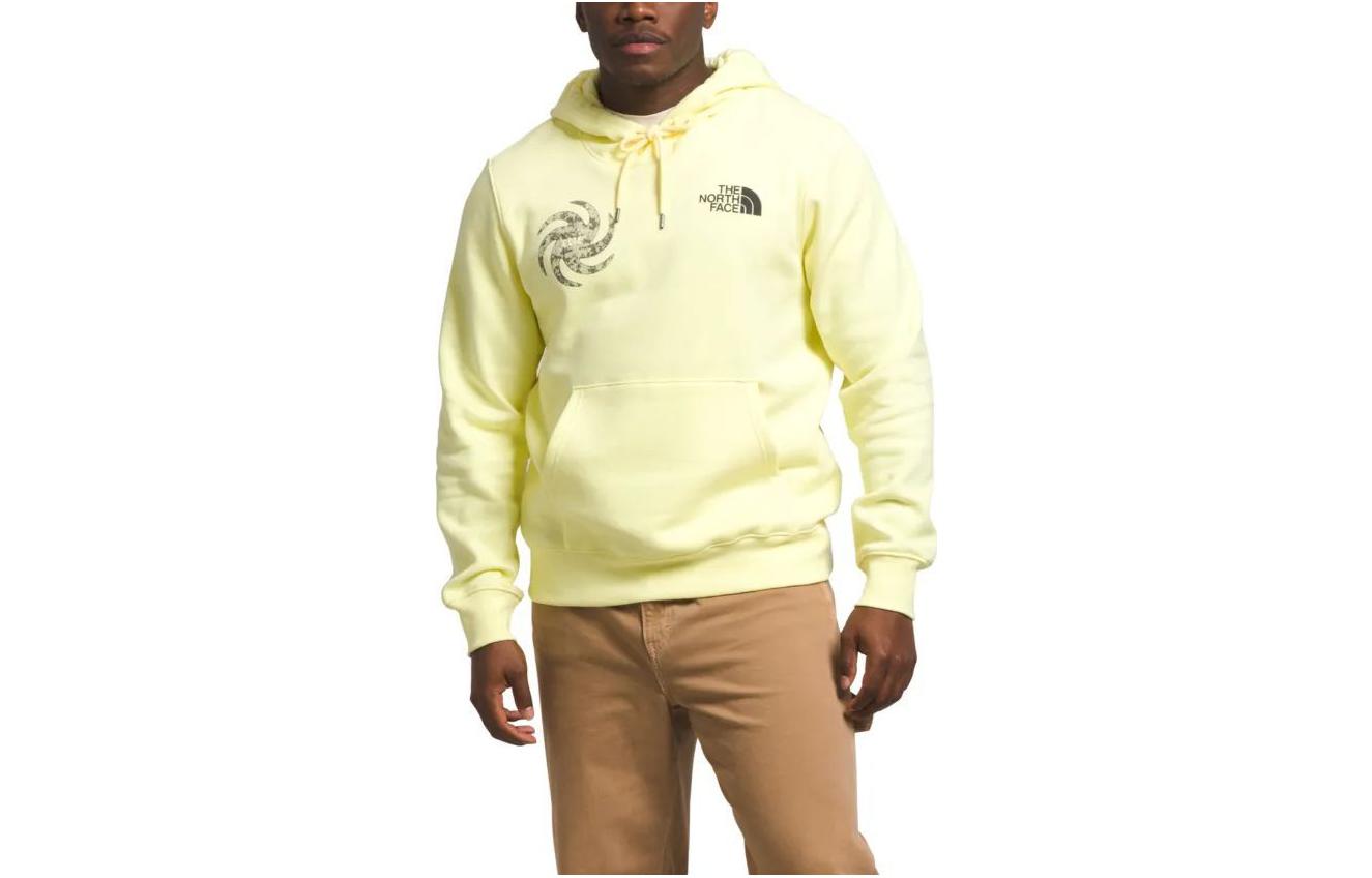 TNF Brand Proud Yellow Hoodie with Logo Print NF0A8121-OBK