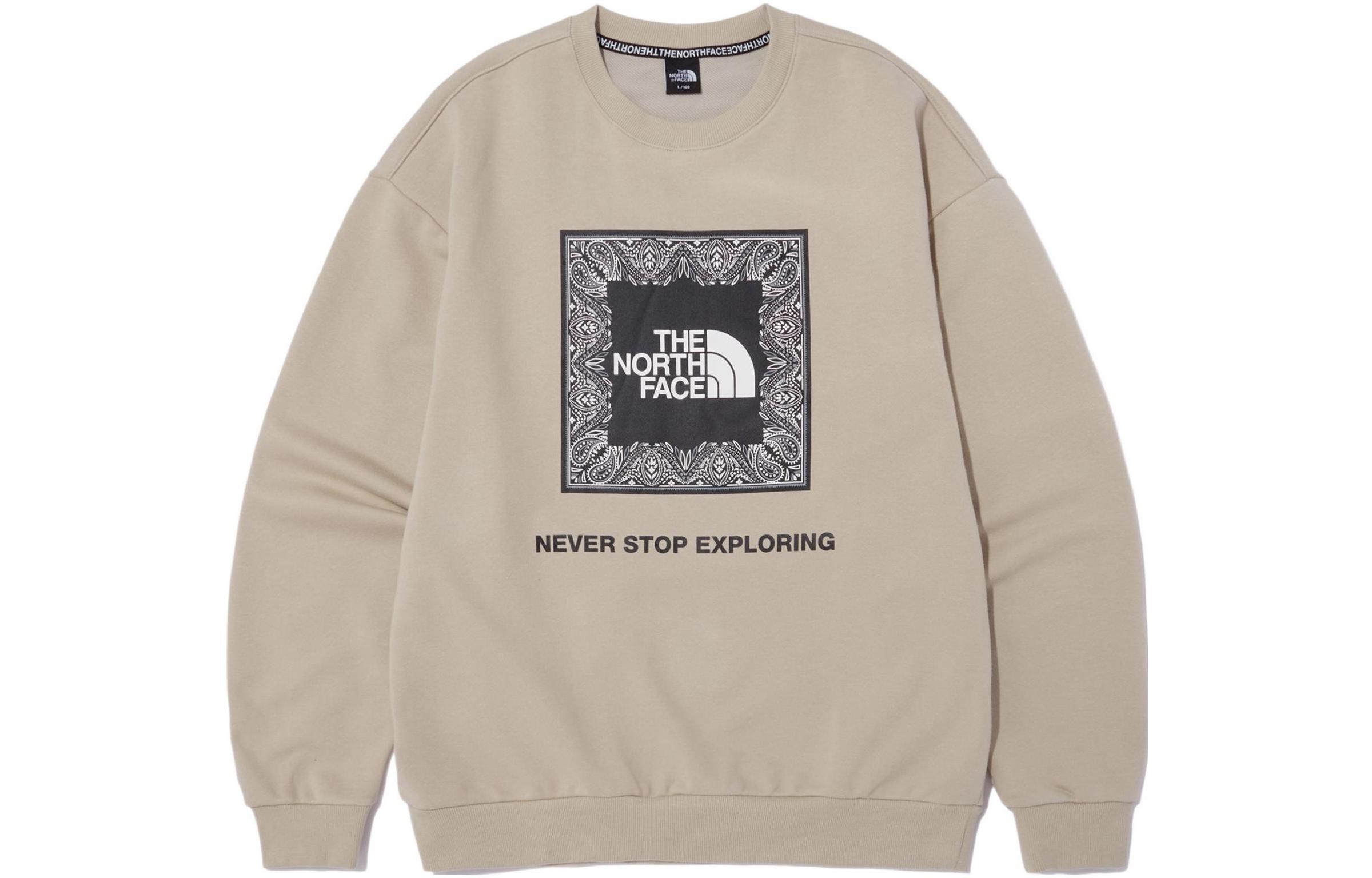 TNF Brown Bandana Print Crewneck Sweatshirt NM5MN60D
