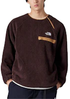 The North Face Brown Casual Pullover Sweatshirt with Logo Graphic NF0A83Q5-I0I The North Face Brown Casual Pullover Sweatshirt with Logo Graphic NF0A83Q5-I0I
