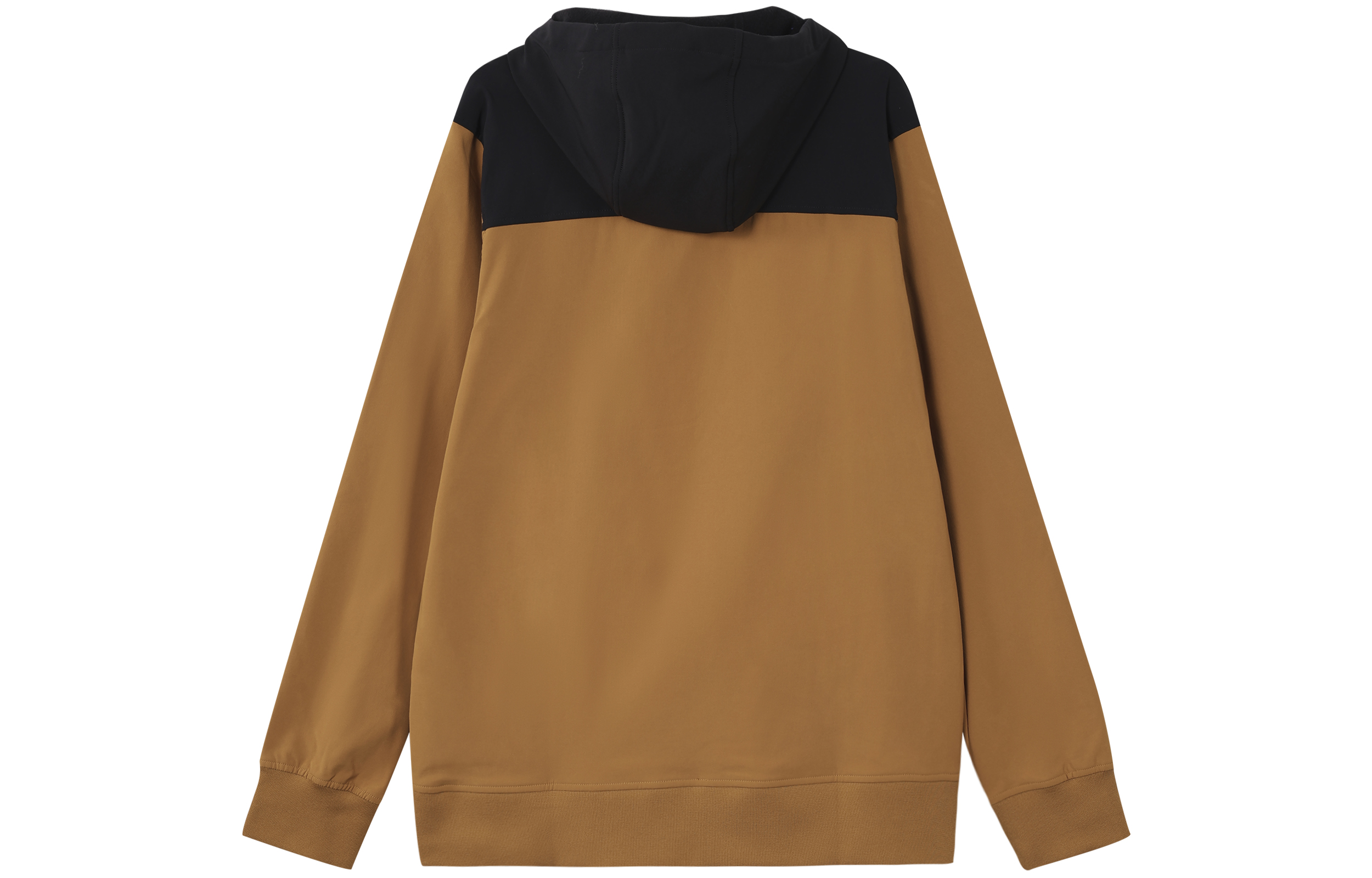 TNF Brown Colorblock Fleece Pullover Hoodie NF0A4VVU-HFQ 圖 3