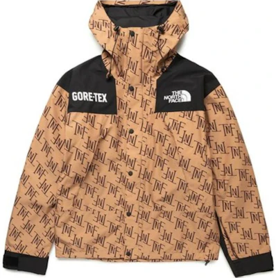 The North Face Brown Colorblock Logo Waterproof Hooded Jacket for Men NF0A831M-OLZ Buy The North Face Brown Colorblock Logo Waterproof Hooded Jacket for Men NF0A831M-OLZ