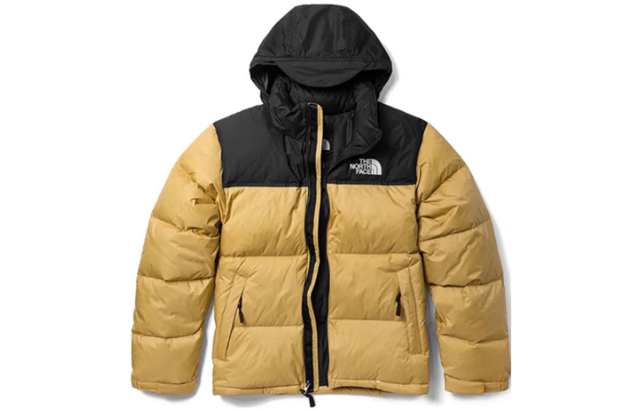 TNF Brown Hooded Long-Sleeve Jacket NF0A3FJXI0J1