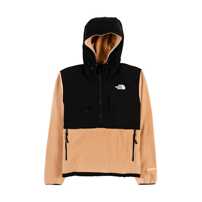 TNF Brown Hoodie Jacket with Embroidered Lettering NF0A7UR3-KOM