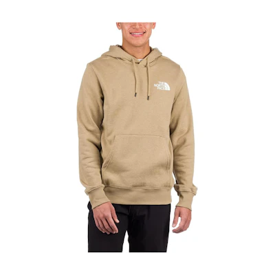 TNF Brown Hoodie with Logo Print and Solid Color Design NF0A7R9H-PLX