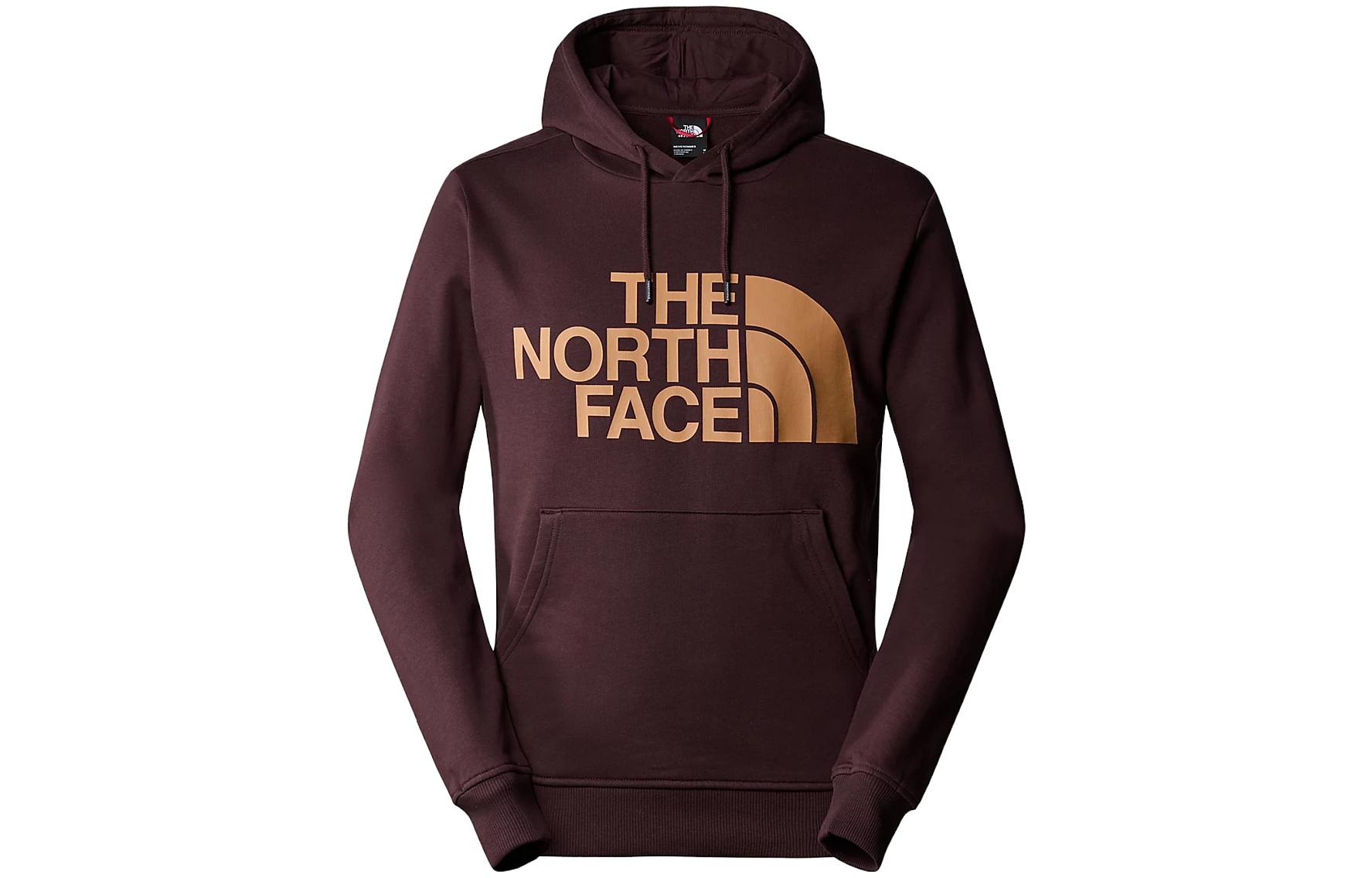 TNF Brown Letter Logo Print Pullover Hoodie NF0A3XYD-KOT