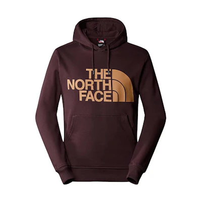 TNF Brown Letter Logo Print Pullover Hoodie NF0A3XYD-KOT
