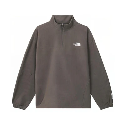 TNF Brown Lettered High-Neck Long-Sleeve Sweatshirt NF0A832U-NXL