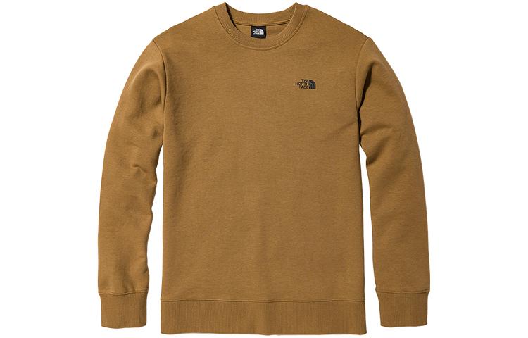 TNF Brown Logo Print Relaxed Fit Pullover Sweatshirt Unisex NF0A81MI-173