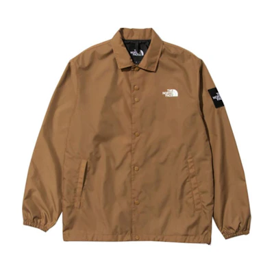 TNF Brown Long Sleeve Button-Up Logo Jacket NP72130-UB服装