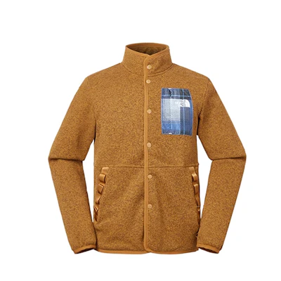 TNF Brown Outdoor Fleece Jacket - Warm & Comfortable NF0A3V3P-VCD