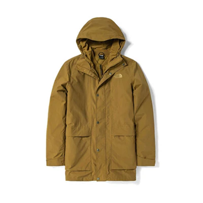 TNF Brown Outdoor Insulated Down Jacket NF0A4NBS-173