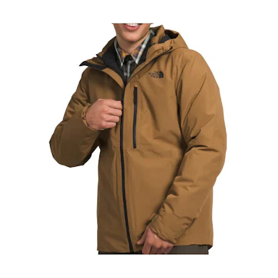 TNF Brown Outdoor Zip-Up Hoodie Jacket NF0A84IG -YW3