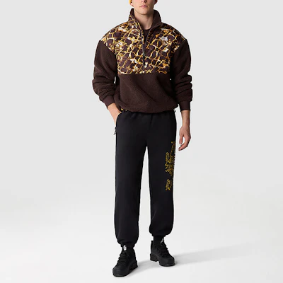 The North Face Suéter Polar Marrón Estampado con Cremallera Media NF0A5IXI-OS6 Shop The North Face Suéter Polar Marrón Estampado con Cremallera Media NF0A5IXI-OS6